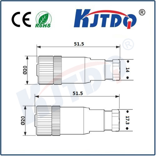 M12連接器 A型-現(xiàn)場(chǎng)接線式(組裝)系列 直頭
